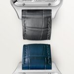 Santos-Dumont skeleton watch equipped with a micro-rotor WHSA0032