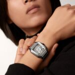 Santos de Cartier skeleton watch WHSA0027