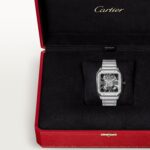 Santos de Cartier skeleton watch WHSA0027
