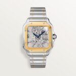 Santos de Cartier skeleton watch WHSA0019