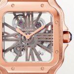 Santos de Cartier skeleton watch WHSA0016