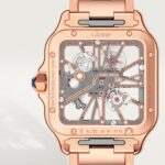 Santos de Cartier skeleton watch WHSA0016