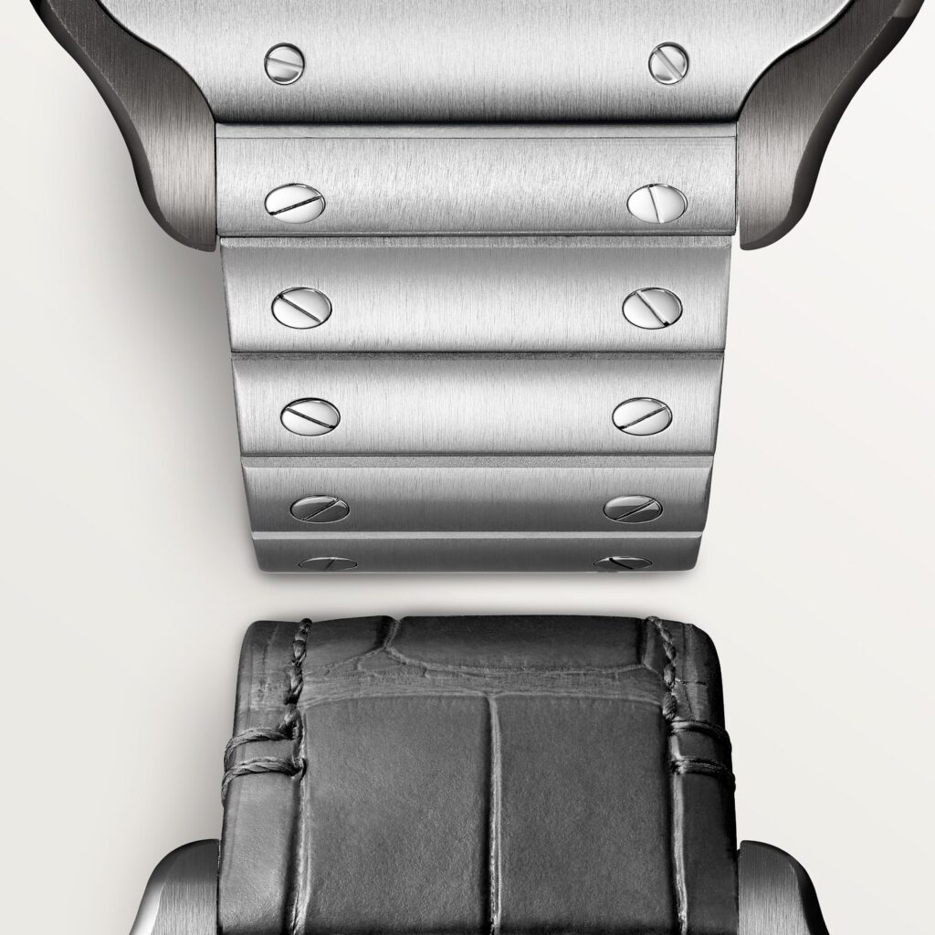 Santos de Cartier skeleton watch WHSA0027