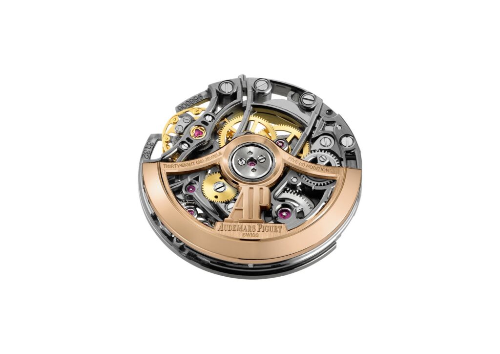 Audemars Piguet Royal Oak Frosted Gold Double Balance Wheel Openworked Ref. 15468BA.YG.1259BA.01-B
