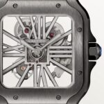 Santos de Cartier skeleton watch WHSA0009