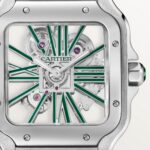 Santos de Cartier skeleton watch WHSA0028
