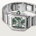 Santos de Cartier skeleton watch WHSA0028