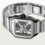 Santos de Cartier skeleton watch WHSA0027