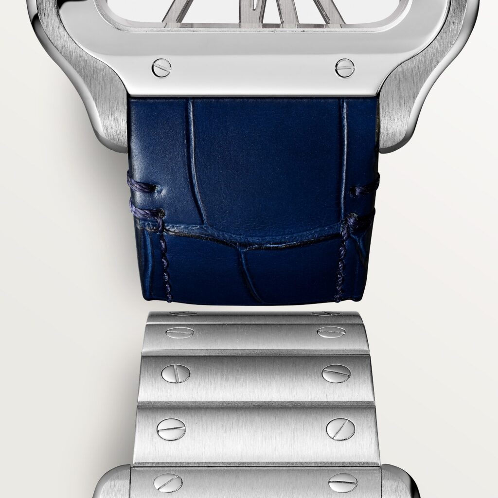 Santos de Cartier skeleton watch WHSA0015