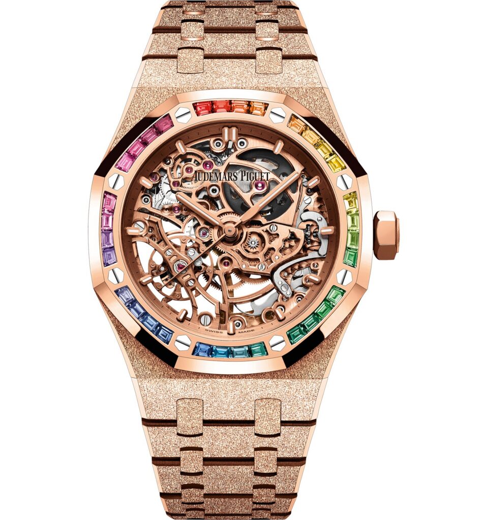 Audemars Piguet Royal Oak Frosted Gold Double Balance Wheel Openworked Ref. 15468OR.YG.1259OR.01-B