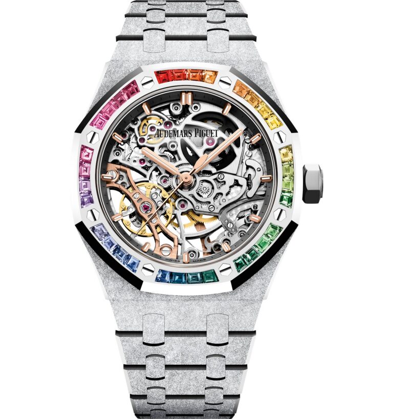 Audemars Piguet Royal Oak Frosted Gold Double Balance Wheel Openworked Ref. 15468BC.YG.1259BC.01-B