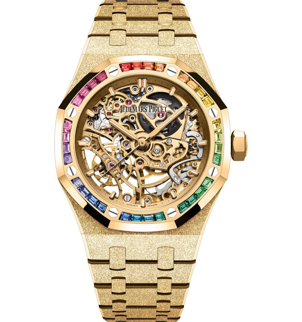 Audemars Piguet Royal Oak Frosted Gold Double Balance Wheel Openworked Ref. 15468BA.YG.1259BA.01-B